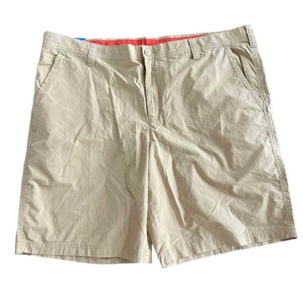 NWT COLUMBIA Washed Out Chino Shorts 10"‎ Inseam Outdoors Khaki Tan Size 42